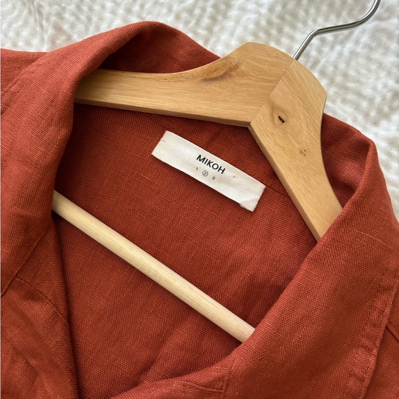 Mikoh Linen Utilitarian Style Short Romper - Picture 8 of 14